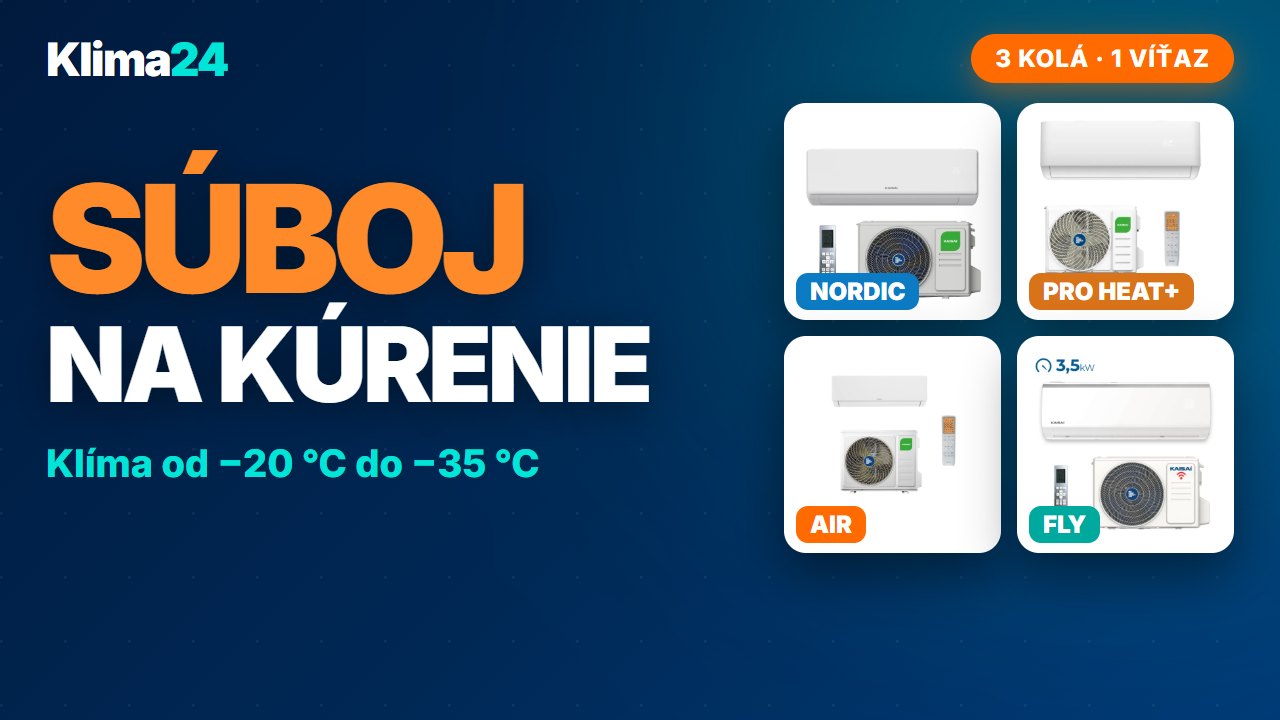 KAISAI súboj na kúrenie: NORDIC vs PRO HEAT+ vs AIR vs FLY